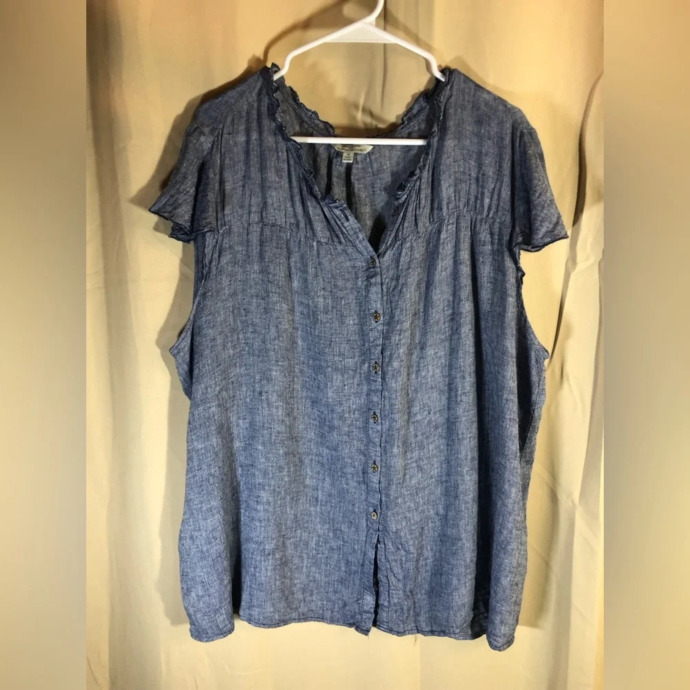 Linen/Rayon Top - Picture 8 of 8